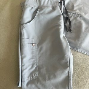 Dusty Blue Figs Scrub Set